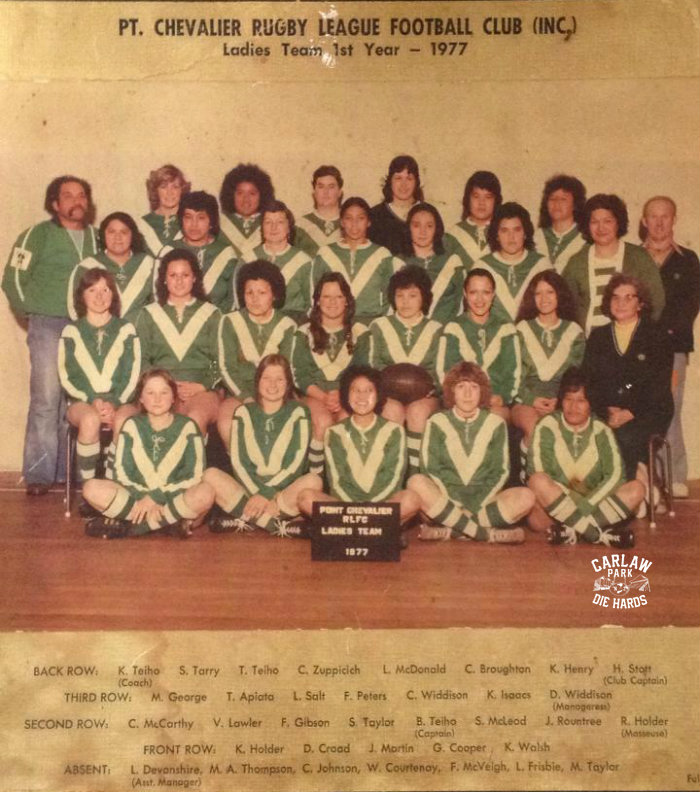 Pt Chevalier Rugby League Ladies Team 1977